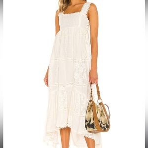 Tularosa Flora lace and cotton sundress